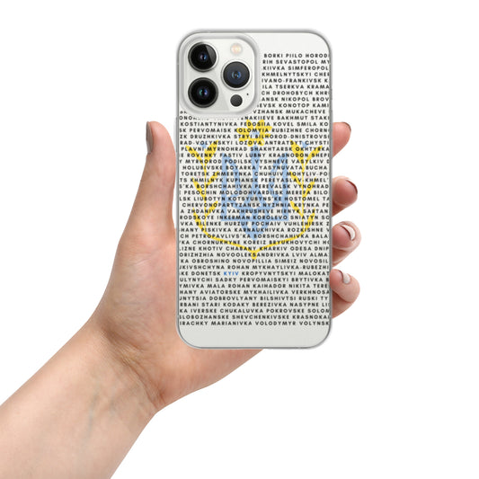 Ukrainian Cities - Clear Case for iPhone®